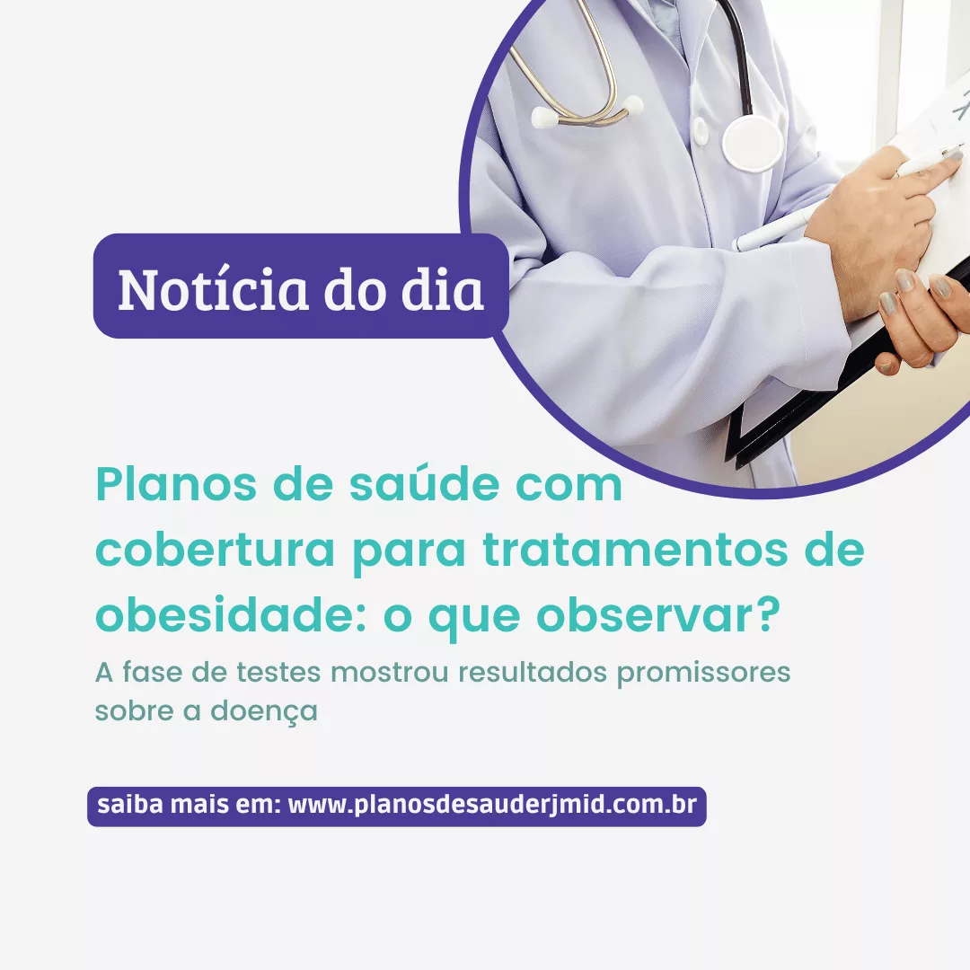 Planos de saúde com cobertura para tratamentos de obesidade o que observar